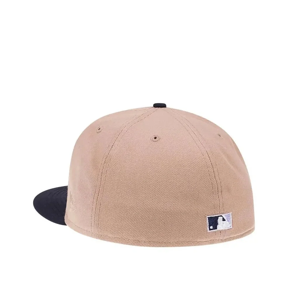New Era Houston Astros 59FIFTY 20th Anniversary Camel Fitted Hat Size 7 1/8